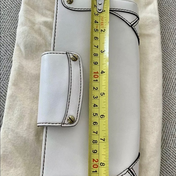 Cole Haan Cream Leather Bag Clutch *Authentic* - Picture 6 of 8